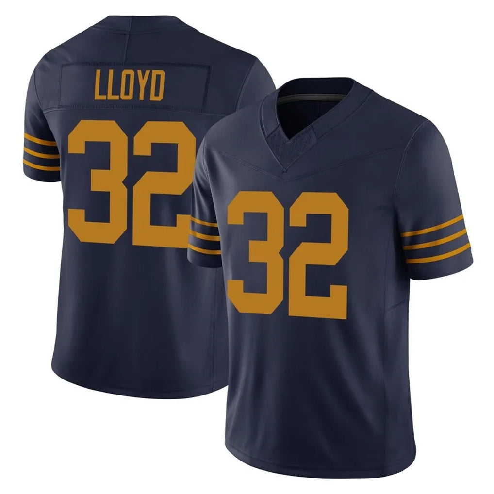 GB.Packers #32 MarShawn Lloyd Player Navy The 1923 Classic Vapor F.U.S.E. Home Game Kdoa Stitched Jerseys