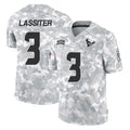 H.Texans #3 Kamari Lassiter Player Arctic Camo Salute To Service Limited Game Kdoa Stitched Jerseys