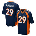 D.Broncos #29 Ja'Quan McMillian Player Navy Game Kdoa Stitched Jerseys