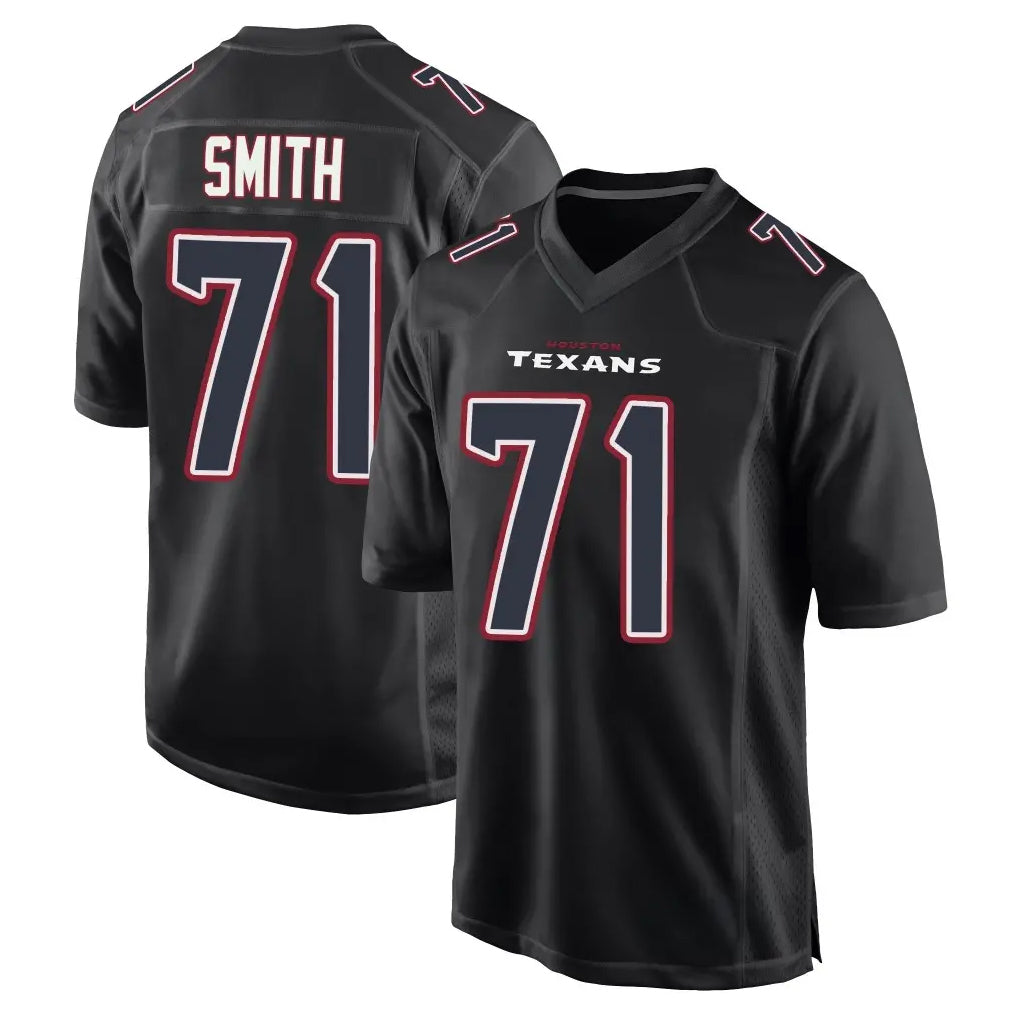 H.Texans #71 Braden Smith Player Black Fashion Home Game Kdoa Stitched Jerseys