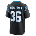 Kdoa C.Panthers #36 Demani Richardson Black Team Game Jersey