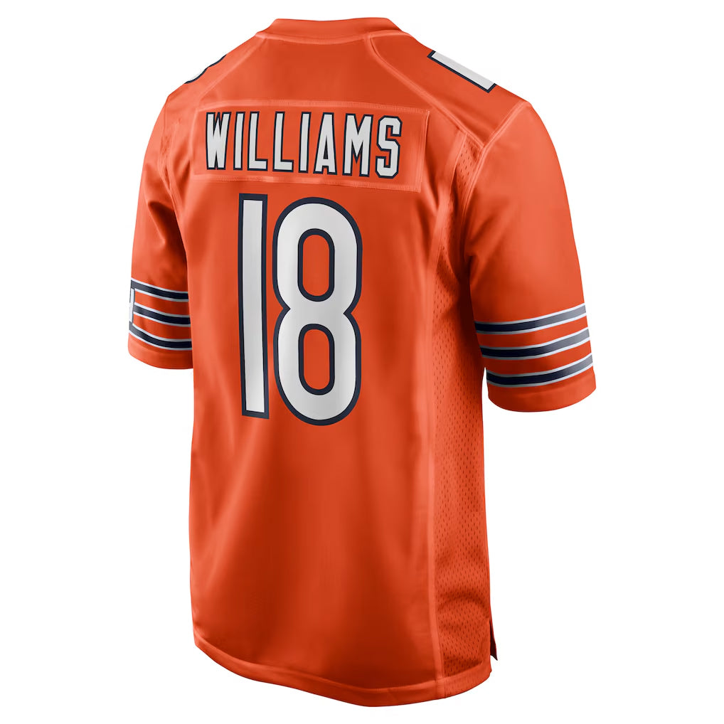 C.Bears #18 Caleb Williams Player Orange Home Game Kdoa Stitched Jerseys