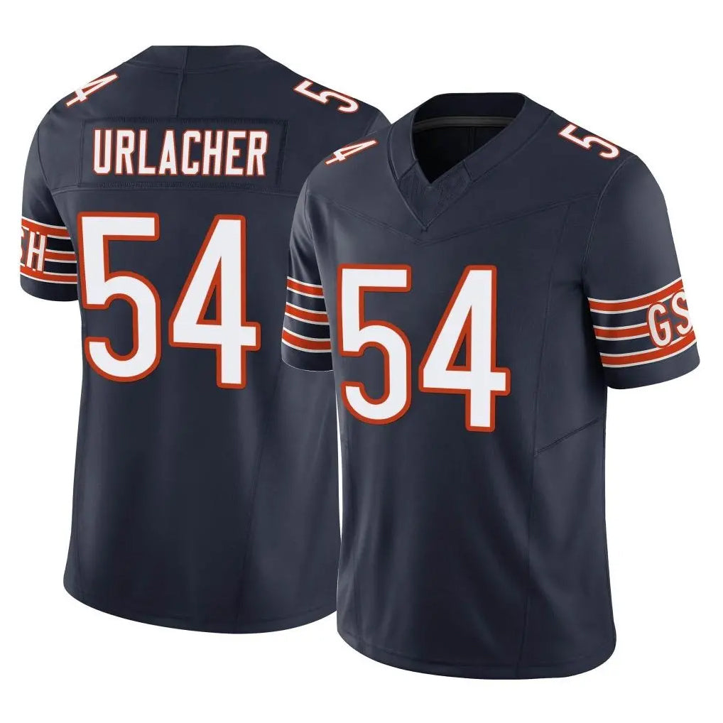 C.Bears #54 Brian Urlacher Player Navy Vapor F.U.S.E. Limited Home Game Kdoa Stitched Jerseys