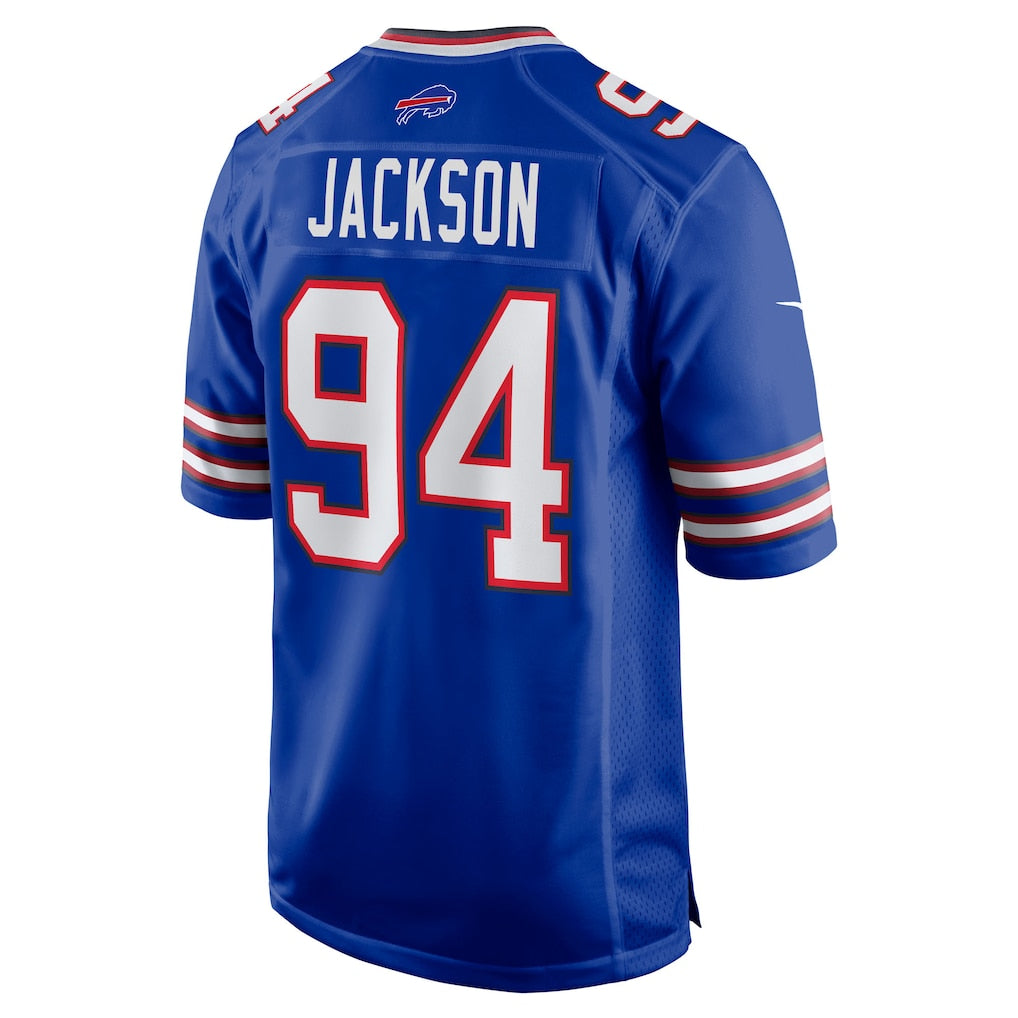 Kdoa B.Bills #94 Landon Jackson Royal Team Game Jersey