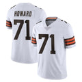 C.Browns #71 Tytus Howard Player White Vapor Untouchable Limited Home Game Kdoa Stitched Jerseys