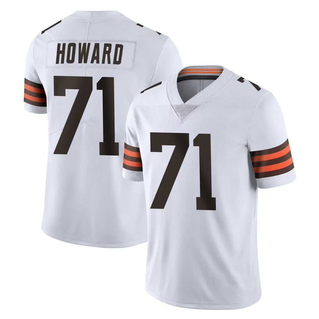 C.Browns #71 Tytus Howard Player White Vapor Untouchable Limited Home Game Kdoa Stitched Jerseys