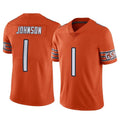 C.Bears #1 Jaylon Johnson Player Orange Alternate Vapor Limited Home Game Kdoa Stitched Jerseys
