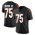 C.Bengals #75 Orlando Brown Jr. Player Black Vapor Untouchable Limited Home Game Kdoa Stitched Jerseys