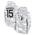 A.Cardinals #15 Gardner Minshew II Player Arctic Camo Limited Salute to Service Pullover Hoodies Game Kdoa Stitched Jerseys