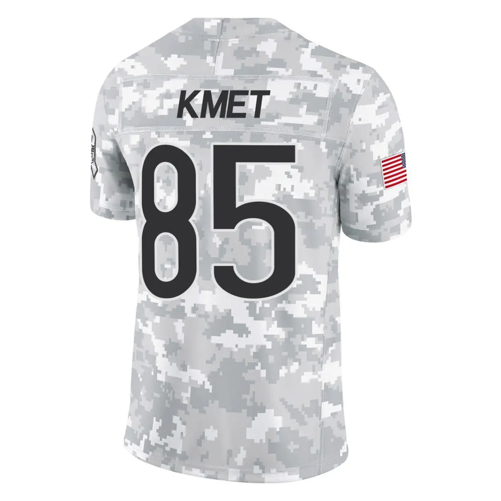 C.Bears #85 Cole Kmet Player Arctic Camo Salute to Service Limited Kdoa Stitched Jerseys