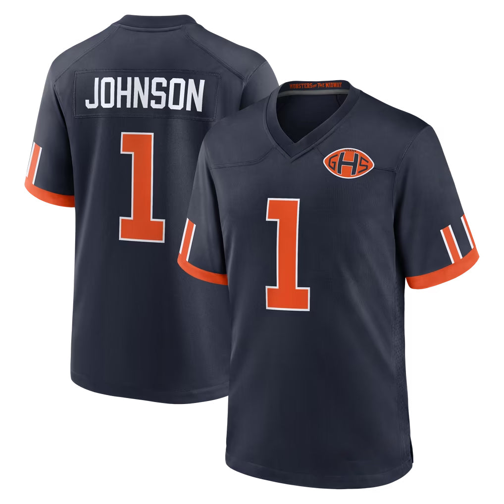 C.Bears #1 Jaylon Johnson Player Navy 2026 Rivalries Collection Home Game Kdoa Stitched Jerseys