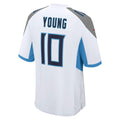 Kdoa T.Titans #10 Vince Young White Retired Player Game Jersey