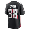 Kdoa A.Falcons #38 Nathan Carter Black Team Game Jersey