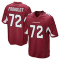 A.Cardinals #72 Hjalte Froholdt Player Cardinal Home Game Kdoa Stitched Jerseys