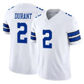 D.Cowboys #2 Cobie Durant Player White Limited Vapor F.U.S.E. Home Game Xdoa Stitched Jerseys