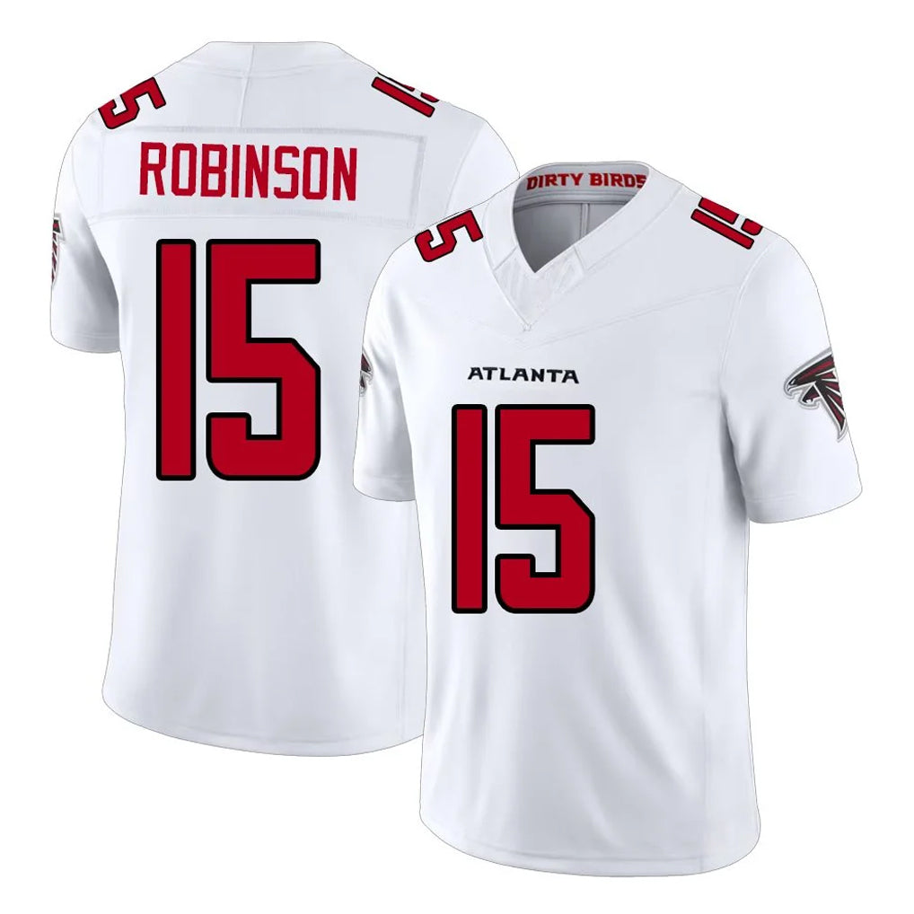 A.Falcons #15 Brian Robinson Player White Team Color Vapor F.U.S.E. Limited Kdoa Stitched Jerseys
