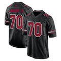 A.Cardinals #70 Paris Johnson Jr. Player Black Fashion Home Game Kdoa Stitched Jerseys