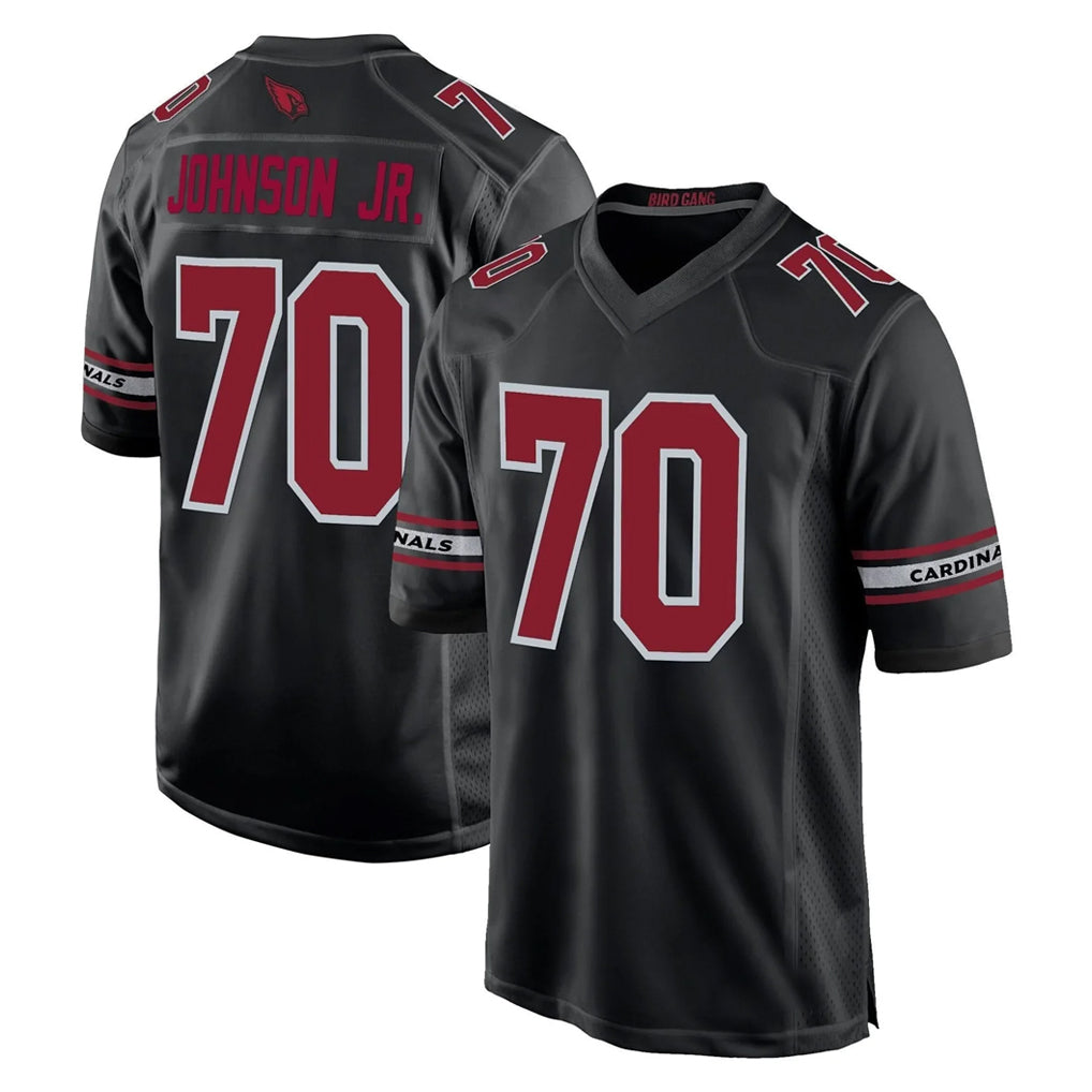 A.Cardinals #70 Paris Johnson Jr. Player Black Fashion Home Game Kdoa Stitched Jerseys