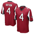 A.Falcons #4 Jahan Dotson Player Red Color Vapor Home Game Kdoa Stitched Jerseys