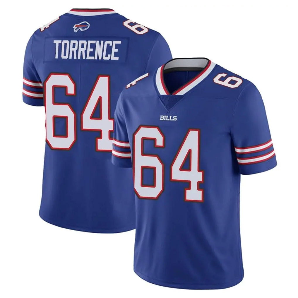 B.Bills #64 O'Cyrus Torrence Player Royal Vapor Untouchable Limited Kdoa Stitched Jerseys