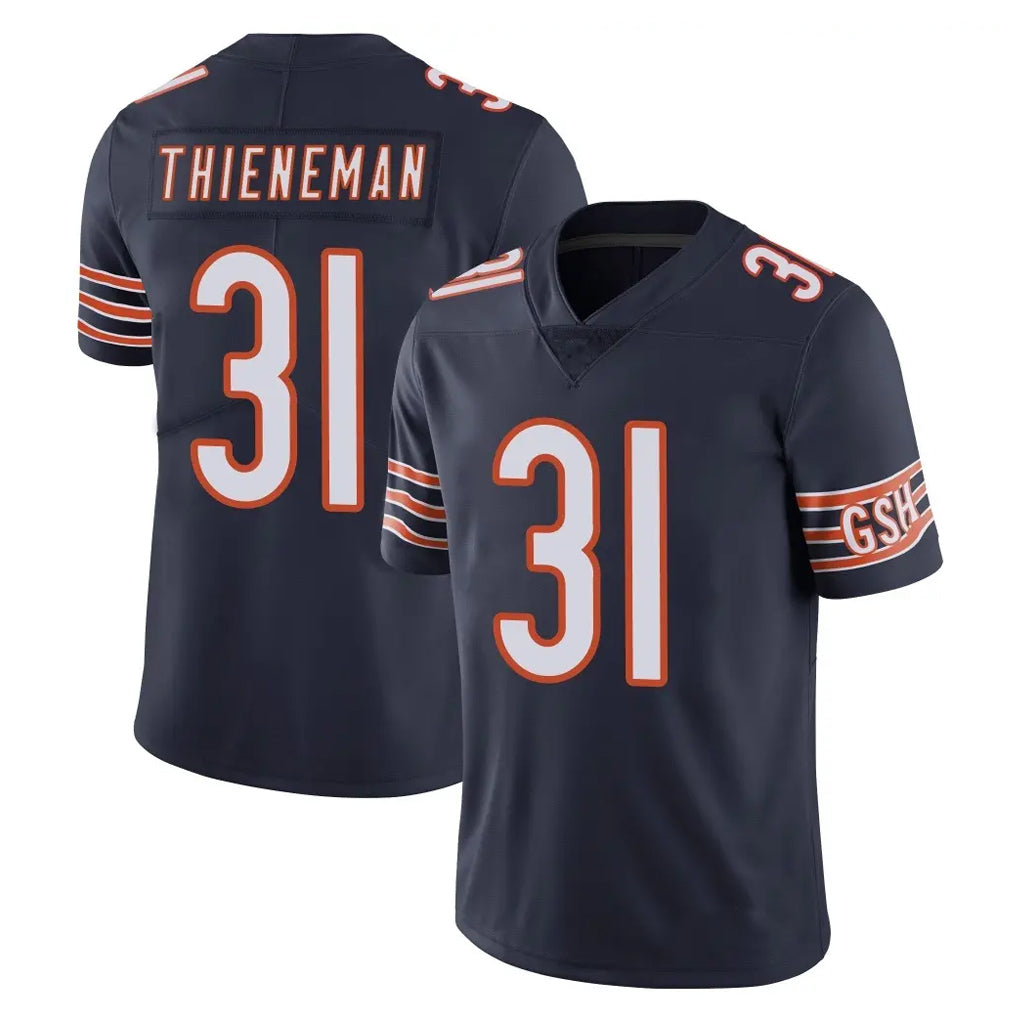 C.Bears #31 Dillon Thieneman Player Navy Vapor Untouchable Limited Home Game Kdoa Stitched Jerseys