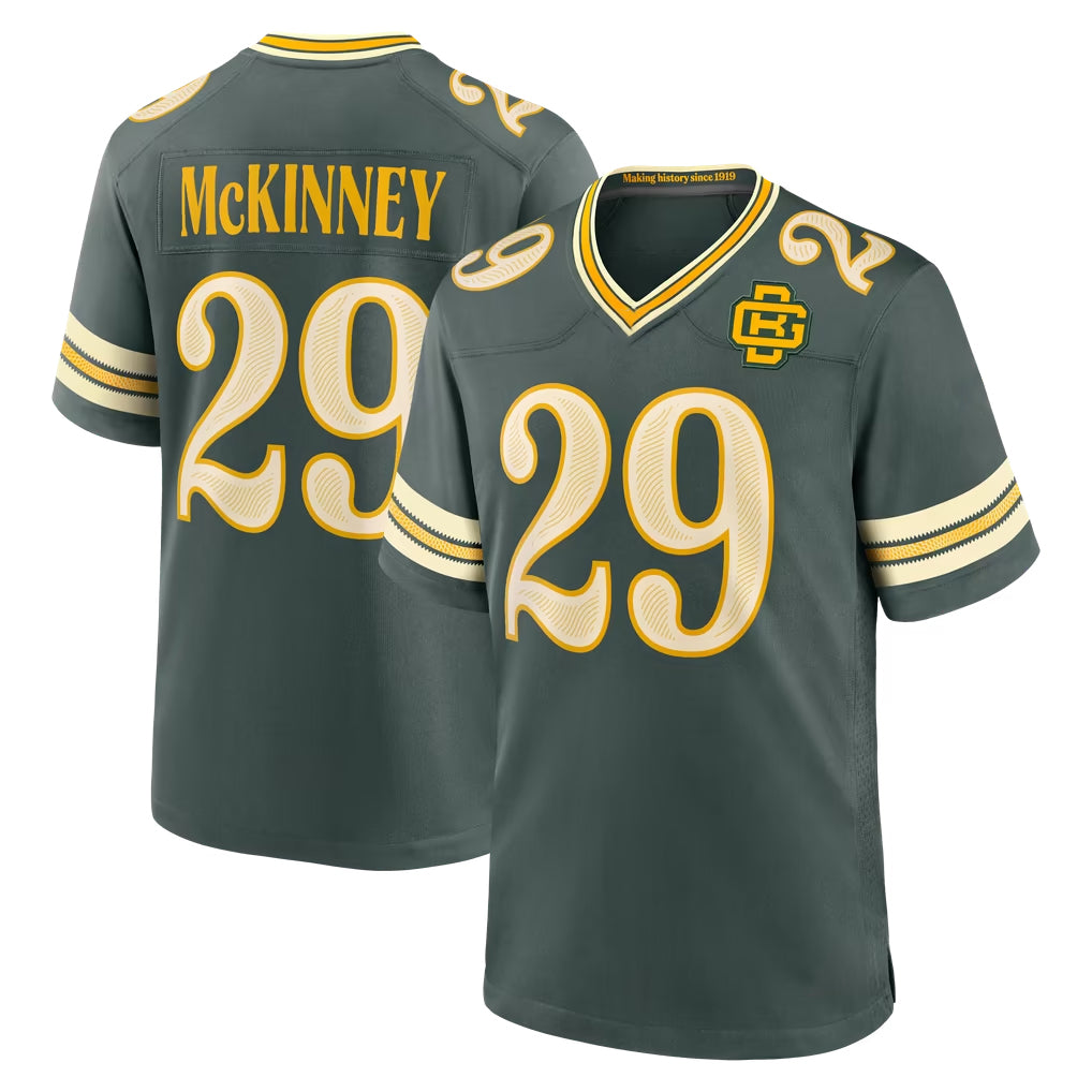 GB.Packers #29 Xavier McKinney Player Green 2026 Rivalries Collection Home Game Edoa Stitched Jerseys