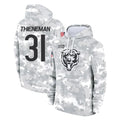 C.Bears #31 Dillon Thieneman Player Arctic Camo Salute to Service Pullover Hoodies Limited Kdoa Stitched Jerseys