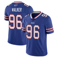 B.Bills #96 Deone Walker Player Royal Vapor Untouchable Limited Kdoa Stitched Jerseys