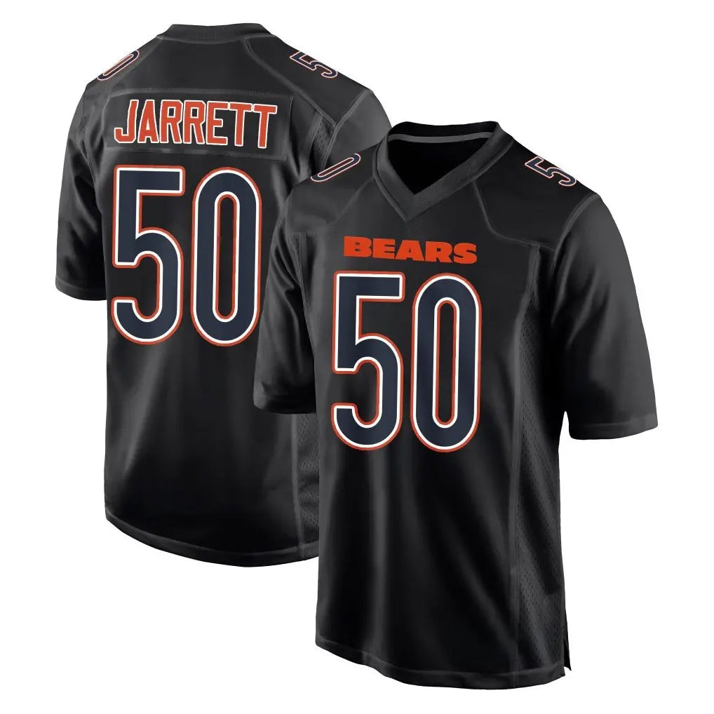C.Bears #50 Grady Jarrett Player Carbon Black Fashion Game Kdoa Stitched Jerseys