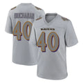 B.Ravens #40 Teddye Buchanan Player Gray Color Rush Vapor Untouchable Game Kdoa Stitched Jerseys