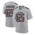 A.Falcons #65 Matthew Bergeron Player Gray Fashion Home Game Kdoa Stitched Jerseys