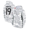 D.Broncos #19 Marvin Mims Jr. Player Arctic Camo Salute to Service Hoodies Limited Game Kdoa Stitched Jerseys