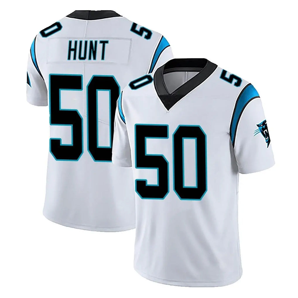 C.Panthers #50 Robert Hunt Player White Vapor Untouchable Limited Game Kdoa Stitched Jerseys