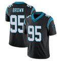 C.Panthers #95 Derrick Brown Player Black Vapor Untouchable Limited Game Kdoa Stitched Jerseys