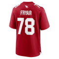Kdoa A.Cardinals #78 Josh Fryar Cardinal Team Game Jersey