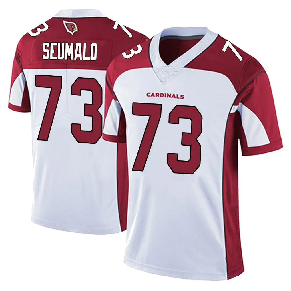A.Cardinals #73 Isaac Seumalo Player White Vapor Limited Home Game Kdoa Stitched Jerseys