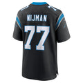 Kdoa C.Panthers #77 Yosh Nijman Black Game Jersey