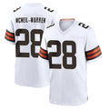C.Browns #28 Emmanuel McNeil-Warren Player White Home Game Kdoa Stitched Jerseys