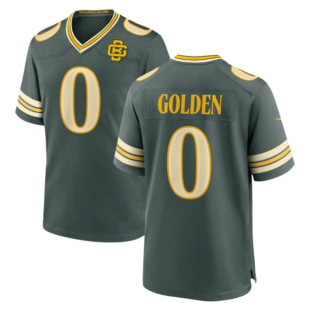 GB.Packers #0 Matthew Golden Player Green 2026 Rivalries Collection Home Game Edoa Stitched Jerseys
