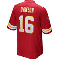 Kdoa KC.Chiefs #16 Len Dawson Red Game Retired Player Jersey