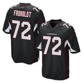 A.Cardinals #72 Hjalte Froholdt Player Black Home Game Kdoa Stitched Jerseys