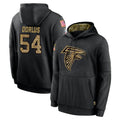 A.Falcons #54 Brandon Dorlus Player Black Salute to Service Hoodies Game Kdoa Stitched Jerseys