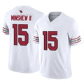 A.Cardinals #15 Gardner Minshew II Player White Vapor F.U.S.E. Limited Home Game Kdoa Stitched Jerseys