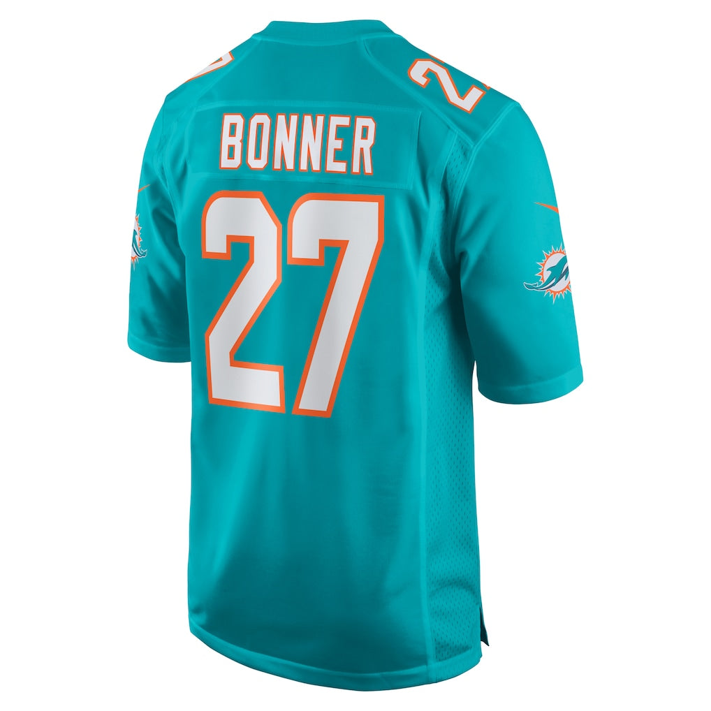 Kdoa M.Dolphins #27 Ethan Bonner Aqua Game Jersey