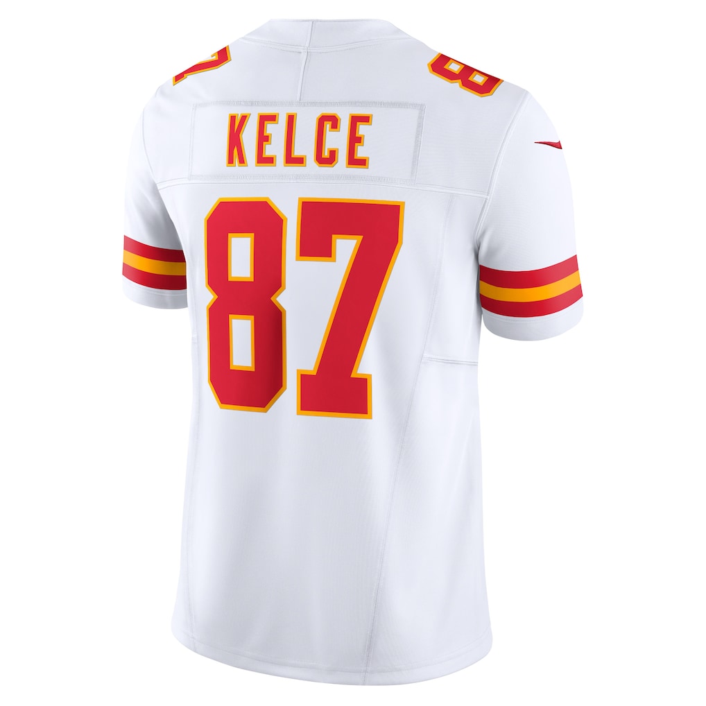 Kdoa KC.Chiefs #87 Travis Kelce White Vapor F.U.S.E. Limited Jersey