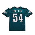 Kdoa P.Eagles #54 Jeremiah Trotter Jr. Mitchell & Ness Green 2000 Legacy Throwback Replica Jersey