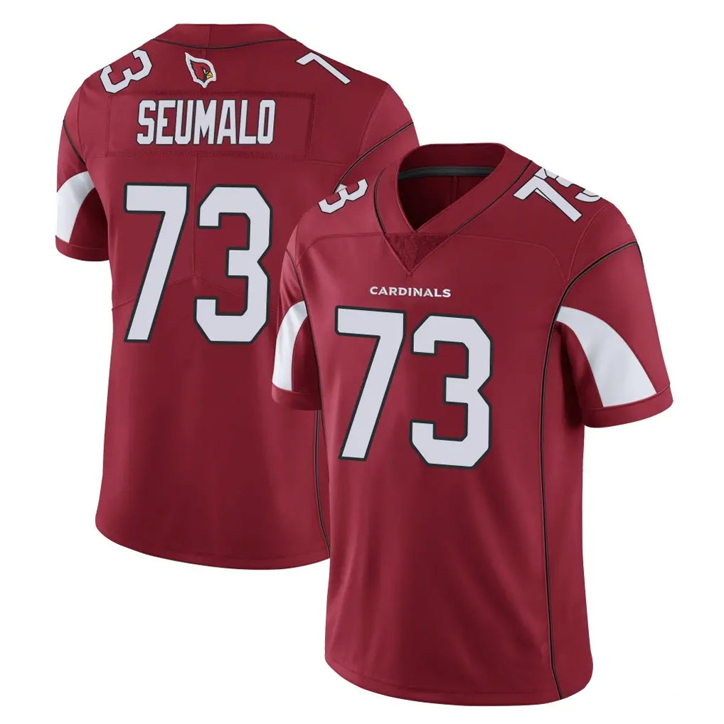 A.Cardinals #73 Isaac Seumalo Player Cardinal Vapor Limited Home Game  Kdoa Stitched Jerseys