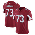 A.Cardinals #73 Isaac Seumalo Player Cardinal Vapor Limited Home Game  Kdoa Stitched Jerseys