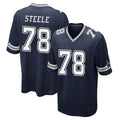 D.Cowboys #78 Terence Steele Player Navy Home Game Xdoa Stitched Jerseys
