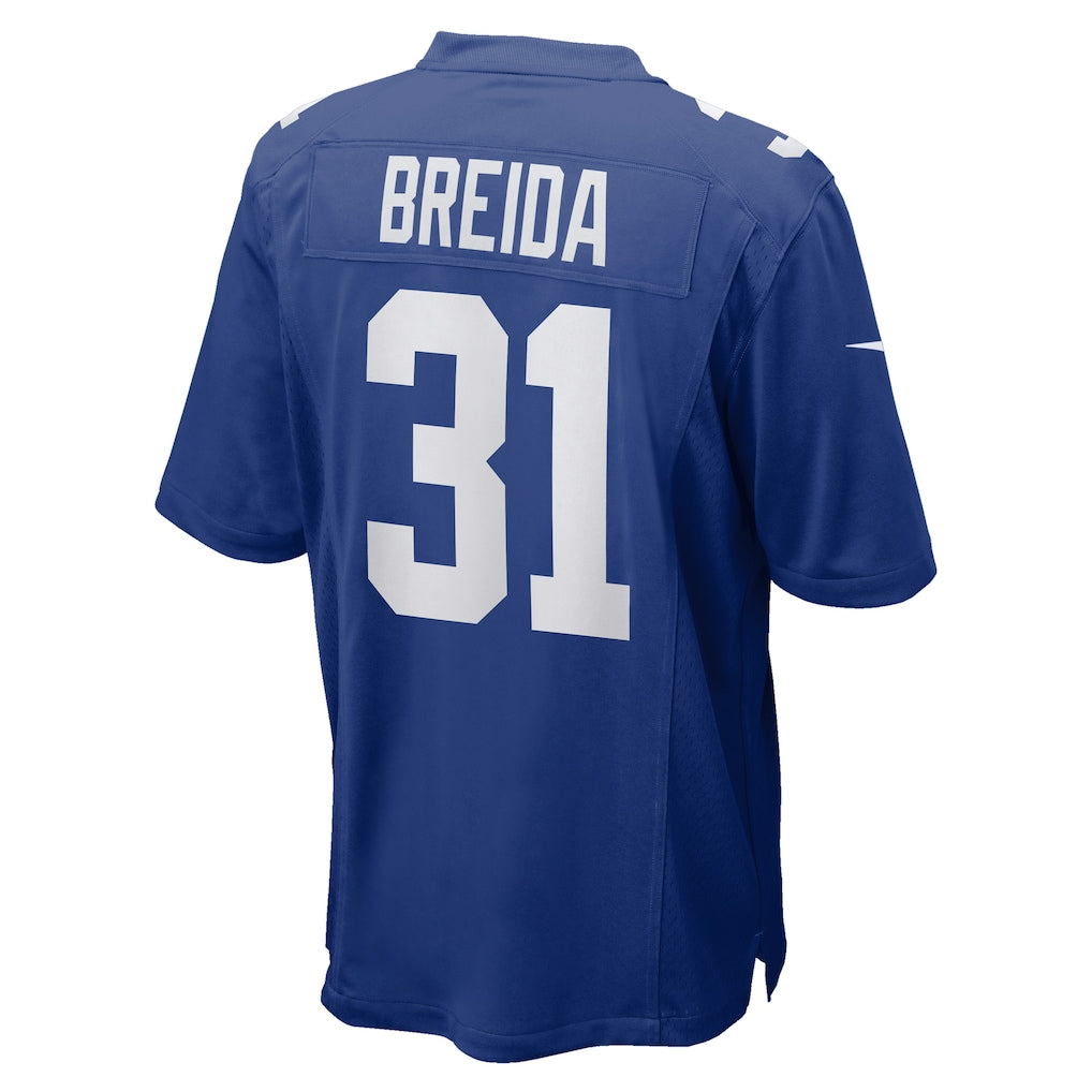 Kdoa NY.Giants #31 Matt Breida Royal Game Jersey